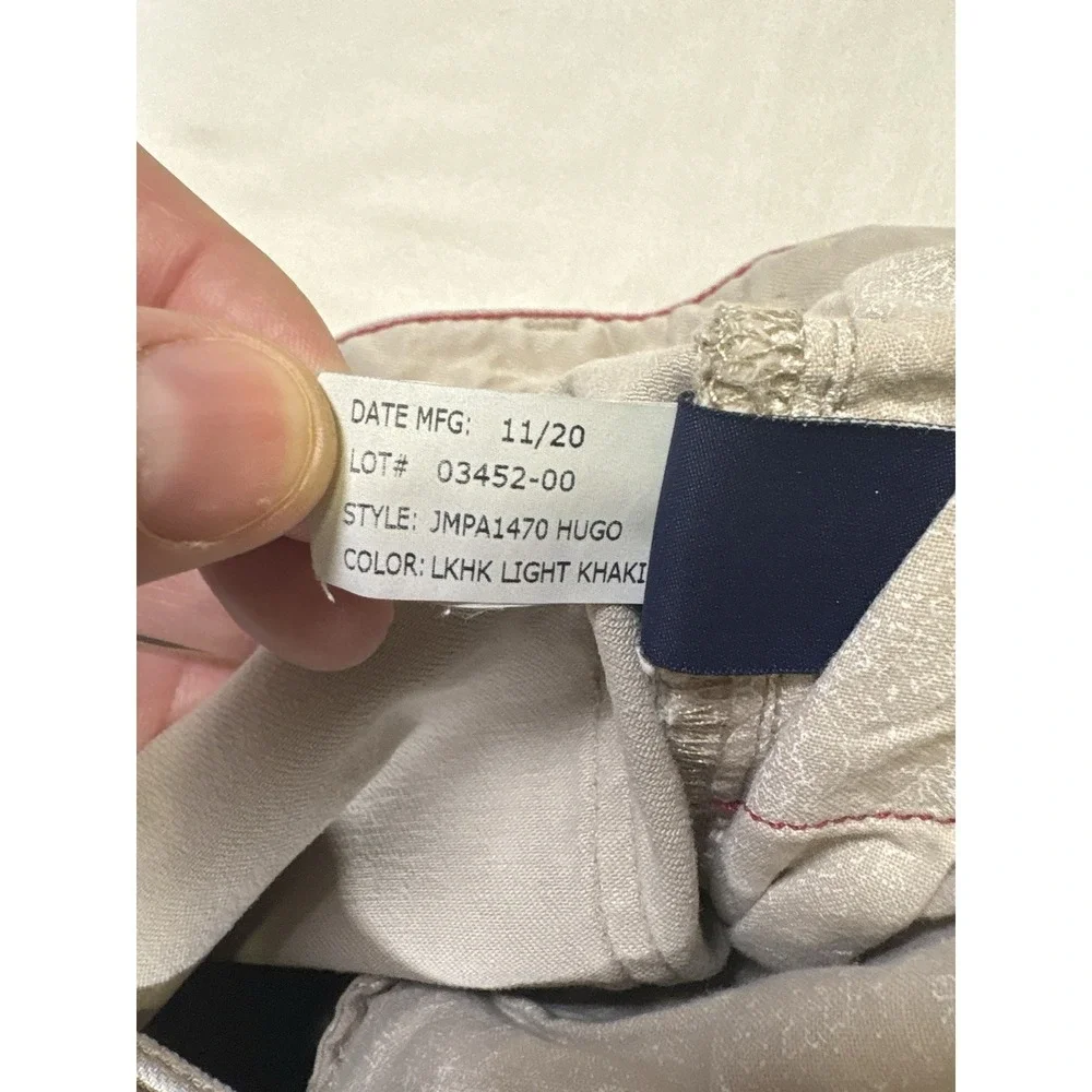 johnnie-O Hugo 5-Pocket Performance Pants Light Khaki Tan 34 x 32 ProModal